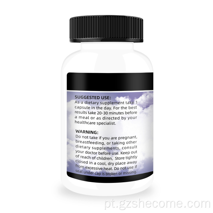 Vitaminas para idosos adultos cápsulas de sambucus preto